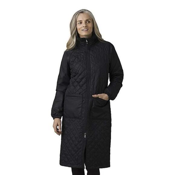 Prana Jackets & Blazers - NEW prAna BLACK FLEECE LINED ESLA DUSTER JACKET SZ XS